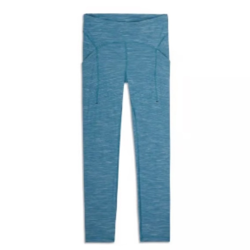 lululemon athletica 25” capture blue Leggings like new. NWOT